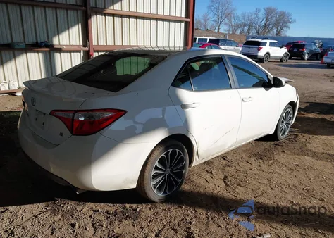 2014 Toyota Corolla S Plus из США, поврежденный, VIN 5YFBURHE6EP115765